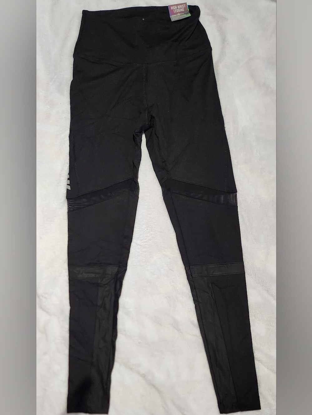 Pink Victoria's Secret Black Ultimate Legging. Size XS